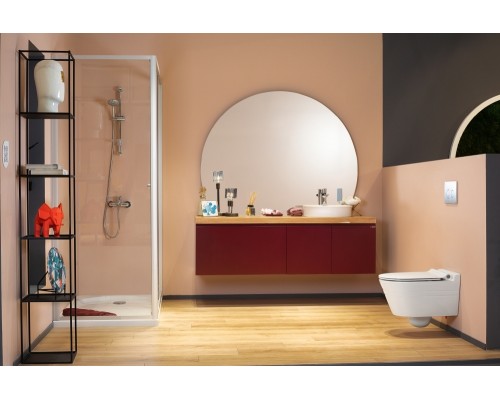 2058TXS110H MINIMAL круглая раковина для установки на столешницу 46х46 см, Serel 2058TXS110H