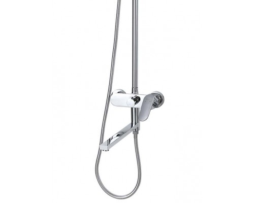 AQ2840CR НИКА душевая система (смеситель для ванны) 3 jet 300х193 мм с длинным изливом AQ2840CR