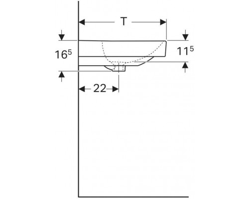 500.251.01.1 Smyle Square Раковина 90х48 см, с отв. под смеситель, с отв. перелива 500.251.01.1
