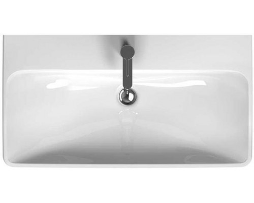 500.251.01.1 Smyle Square Раковина 90х48 см, с отв. под смеситель, с отв. перелива 500.251.01.1