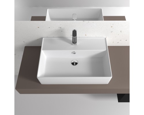 NOVEL 60 Умывальник (WB.FN/Novel/60-C/WHT.G/S1) WB.FN/Novel/60-C/WHT.G/S1