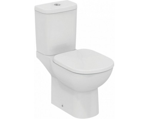 T331201 Tempo Напольный унитаз для монтажа с бачком, глубокий смыв, горизонтальнвй выпуск T331201