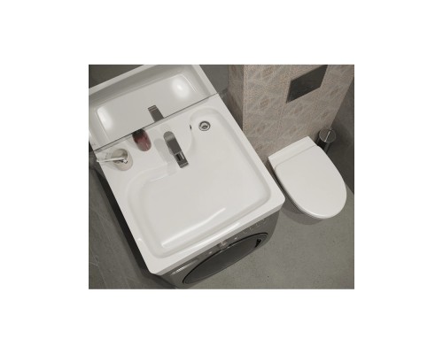 1.WH50.1.780 КЛИО Умывальник 60 см (с кронштейнами) 1.WH50.1.780