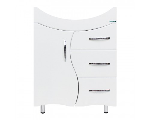 ЛИРА Тумба напольная 611х720х336, бел (подходит умывальник мебельный Лагуна 65) LRSACW65015F1