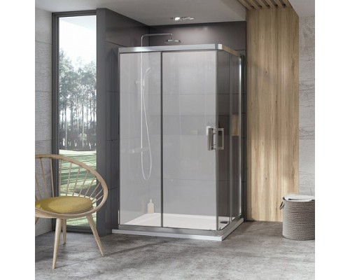 10RV2K-90 блестящий + транспарент, двери душевые (СНЯТА С ПРОИЗВОДСТВА) 1ZJ70C00Z1