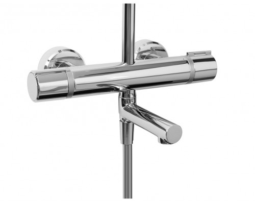 E26237-CP ATOM термостатическая душевая колонна (смеситель для ванны) E26237-CP