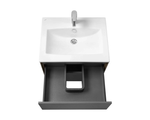 1A2580K1AJA00 Набор: 1A258001AJA00 Тумба-умывальник Сохо 60 Дуб Веллингтон/ 1WH501606 РаковинаЭлина 60 1A2580K1AJA00