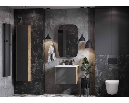 1A2580K1AJA00 Набор: 1A258001AJA00 Тумба-умывальник Сохо 60 Дуб Веллингтон/ 1WH501606 РаковинаЭлина 60 1A2580K1AJA00