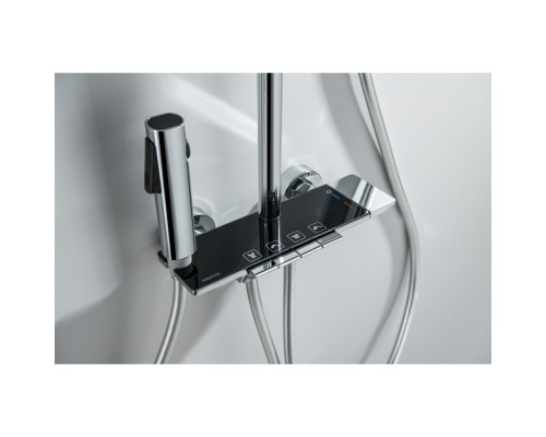 AQ3040CR ПОЛАРИС душевая система (смеситель для ванны) 295х195 мм AQ3040CR