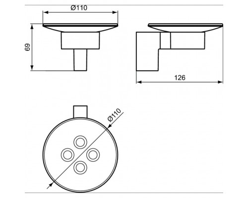 A9155АА Connect Мыльница с держателем, стекло A9155AA