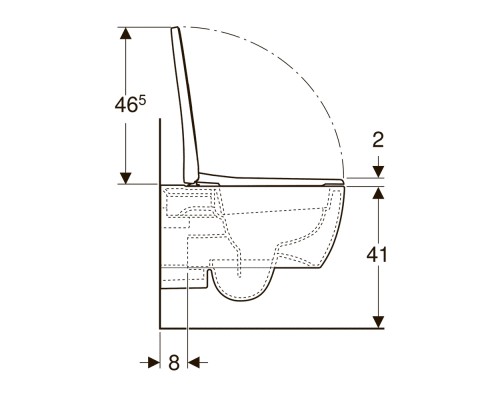 501.664.00.1 iCon Комплект из подвесного безободкового унитаза Rimfree c тонким сиденьем и быстросъемной крышкой с микролифтом (замена 500.784.01.1) 501.664.00.1