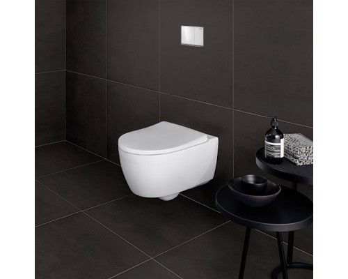 501.664.00.1 iCon Комплект из подвесного безободкового унитаза Rimfree c тонким сиденьем и быстросъемной крышкой с микролифтом (замена 500.784.01.1) 501.664.00.1