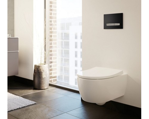 501.664.00.1 iCon Комплект из подвесного безободкового унитаза Rimfree c тонким сиденьем и быстросъемной крышкой с микролифтом (замена 500.784.01.1) 501.664.00.1