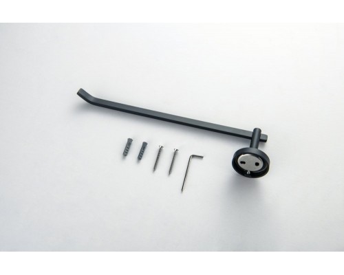 AQ4619MB БЕТТА полотенцедержатель, матовый черный AQ4619MB