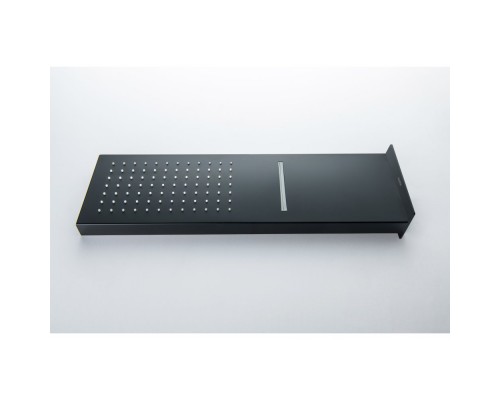 AQ2085MB настенный верхний душ 2 jet 55017030 мм, матовый черный AQ2085MB