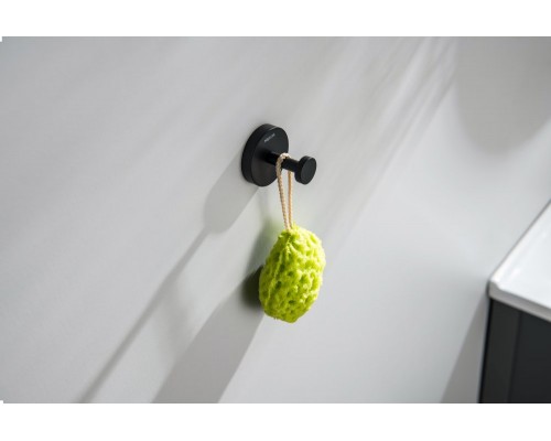 AQ4601MB БЕТТА крючок, матовый черный AQ4601MB