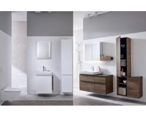 500.256.01.1 Smyle Square Раковина 50х41 см, с отв. под смеситель, с отв. перелива 500.256.01.1