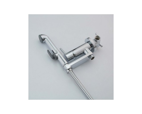AQ1819CR НИКА комплект для гигиенического душа встроенный (смеситель + гигиеническая лейка + шланг) AQ1819CR