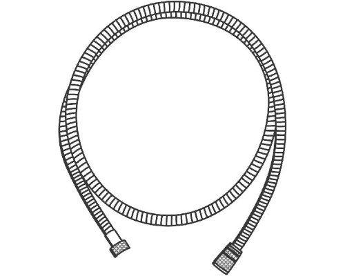 28025001 Rotaflex Metal Long-life TwistStop Душ шланг металлический 1750 мм, макс. давление 16 бар, хром (замена арт. 28025000) 28025001