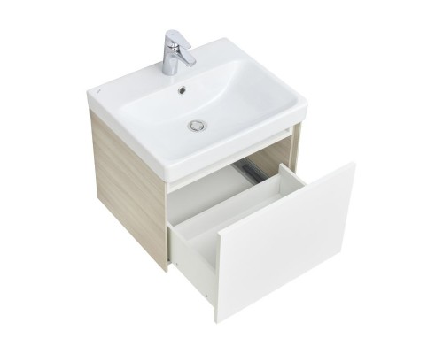 1A2631K0AXD70 Набор: 1A263101AXD70 Тумба-умывальник Асти 55 белый/ясень шимо/ 1WH501620 Умывальник Адриана 55 1A2631K0AXD70