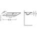 EXSA112-00 OLA раковина 60 см EXSA112-00