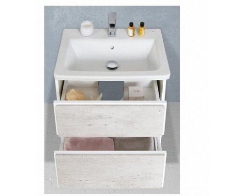 ZRU9303003 Ronda Модуль для раковины 700, бетон/белый матовый (рак. 327471000) ZRU9303003