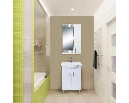 Тумба напольная Идеал + Умывальник РЕАЛ 56 SET_Идеал/Реал-56