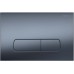 KDI-0000034 (002C-1) Панель смыва Оружейная сталь матовая (клавиши прямоугольные) KDI-0000034