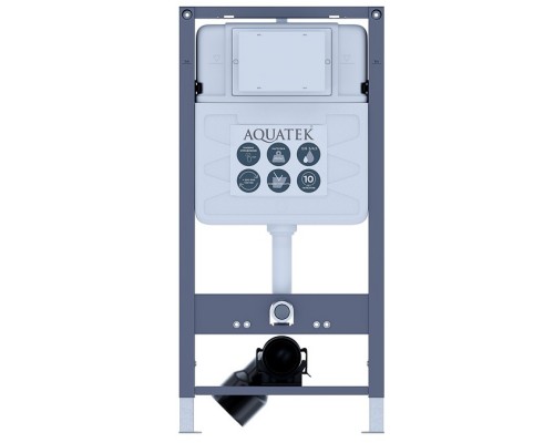 SET AQUATEK ОБЕРОН T PNS009 (рама AQUATEK INSP-0000001 с клавишей PNS-0000009 и крепежом KKI-0000016+унитаз ОБЕРОН AQ1365T-00, тонкое сиденье sc) SET AQUATEK ОБЕРОН T PNS009