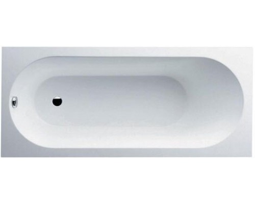 UBQ 180 OBE 2V-01 OBERON Solo Ванна 180x80, с ножками, белая, материал кварил Quaryl®, вкл. сверло для перелива UBQ180OBE2V-01