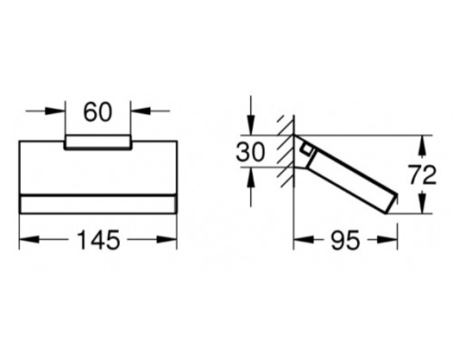 40781000 Selection Cube Держ.бумаги с крышкой, хром 40781000