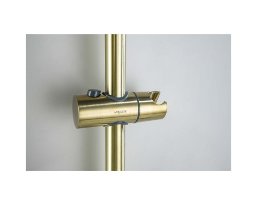 AQ2016BG ОБЕРОН душевой гарнитур 3jet 65 см, шлиф. золото AQ2016BG