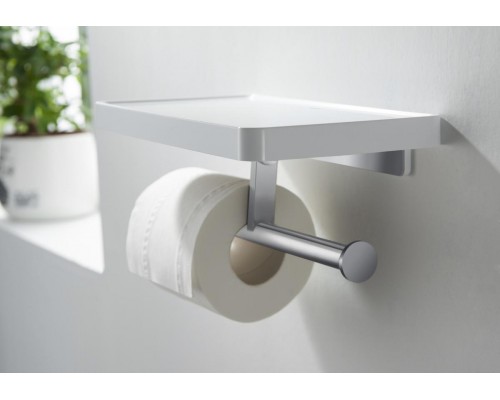 AQ4919CR ЕВРОПА бумагодержатель двойной с полкой AQ4919CR