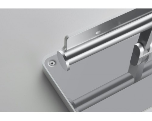 AQ4919CR ЕВРОПА бумагодержатель двойной с полкой AQ4919CR