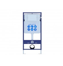 INSE-0000001.36 Aquatek Sensor SET Standart 50 Монтаж рама для подв унитаза1130500100 + звукоизоляционная прокладка + панель смыва KDIS-0000036 INSE-0000001.36