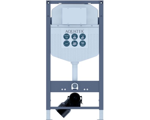SET AQUATEK ЛИБЕРТИ-016 INS-23 (рама AQUATEK INS-0000023+крепёж KKI-0000002+клавиша KDI-0000016+унитаз ЛИБЕРТИ AQ1999T-00 с тонким сиденьем sc) SET AQUATEK ЛИБЕРТИ-016 INS-23