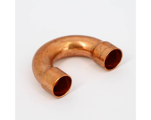 Дуга двухраструбная пайка VIEGA 15 / 180° медь