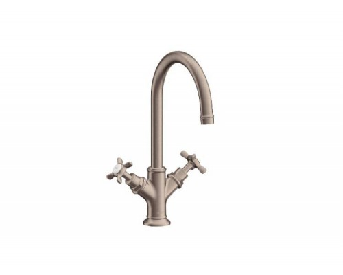 Смеситель для раковины, Hansgrohe, Axor Montreux, цвет-шлифованный никель