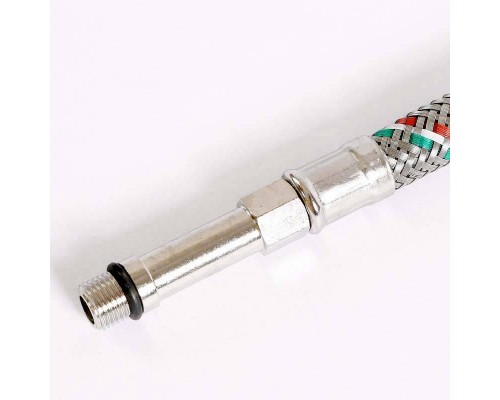 Гибкая подводка для смесителя UNI-FITT МL10х1 - 1/2" 80 см оплетка из нержавеющей стали