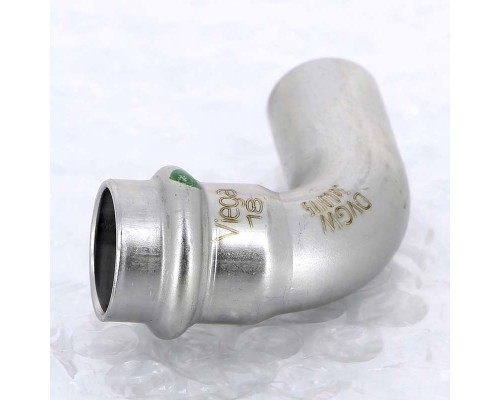 Угол-вставка пресс 45 град. нержавеющая сталь Sanpress Inox VIEGA 18