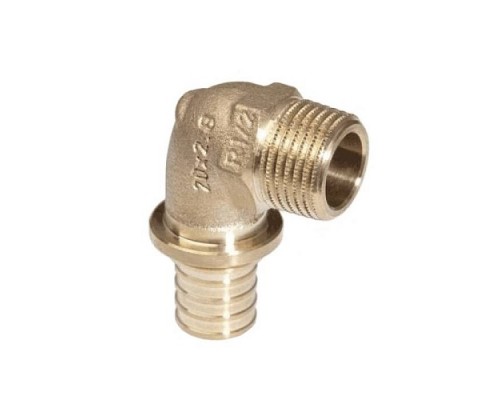 Угольник PE-X бр аксиал Дн25х3/4" НР RAUTITAN RX+ Rehau 14563501001 Угольник PE-X бр аксиал Дн25х3/4" НР RAUTITAN RX+ Rehau 14563501001