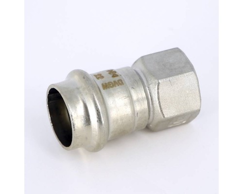 Муфта В-пресс IBP 22 x 1/2" нерж.сталь Муфта В-пресс IBP 22 x 1/2" нерж.сталь