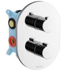 Cмеситель термостатический скрытого монтажа для R-box multi, 3 вывода CR 067.00 X070075