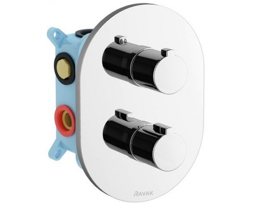 Cмеситель термостатический скрытого монтажа для R-box multi, 3 вывода CR 067.00 X070075