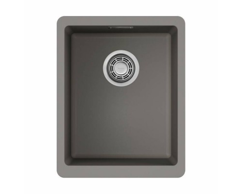 Мойка, OMOIKIRI, Kata, шгв 340-420-220, отверстия для смесителя-отсутствуют, цвет-Leningrad grey