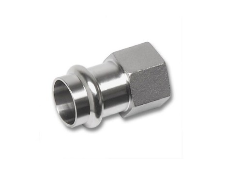 Муфта, Sanha, NiroPress AISI304L, переходная ВПр-ВР, 22x3/4, 91270G.3 Муфта, Sanha, NiroPress AISI304L, переходная ВПр-ВР, 22x3/4, 91270G.3
