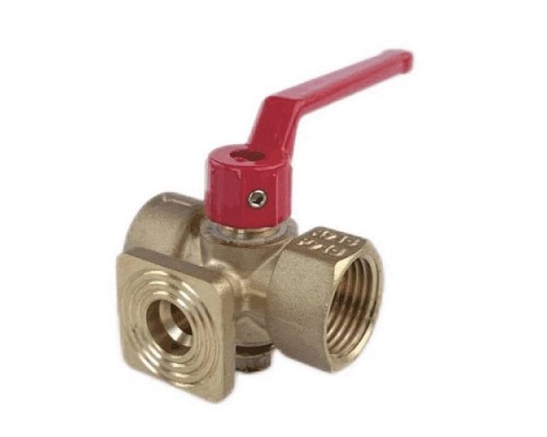 Кран д/ман лат 11б18бк(ф)1 G1/2"-М20х1,5 Ру16 м/м рук фл SantechSystems