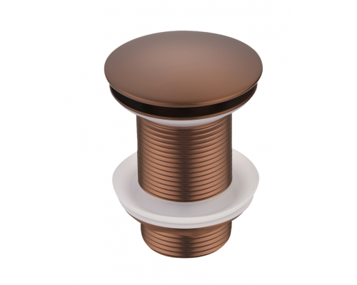 Boheme Донный клапан для раковины, автомат Click-Clack, цвет: brushed bronze 612-BRB