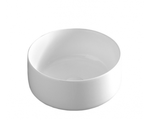 Раковина, Artceram, Cognac, шг 350-350, отверстия для смесителя-1, Saniglaze, цвет-Glossy White