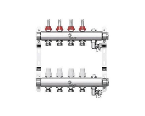 Группа коллект нерж расход 1" м/м 8в 3/4" ЕК н/р в/к Wester 0-32-1840